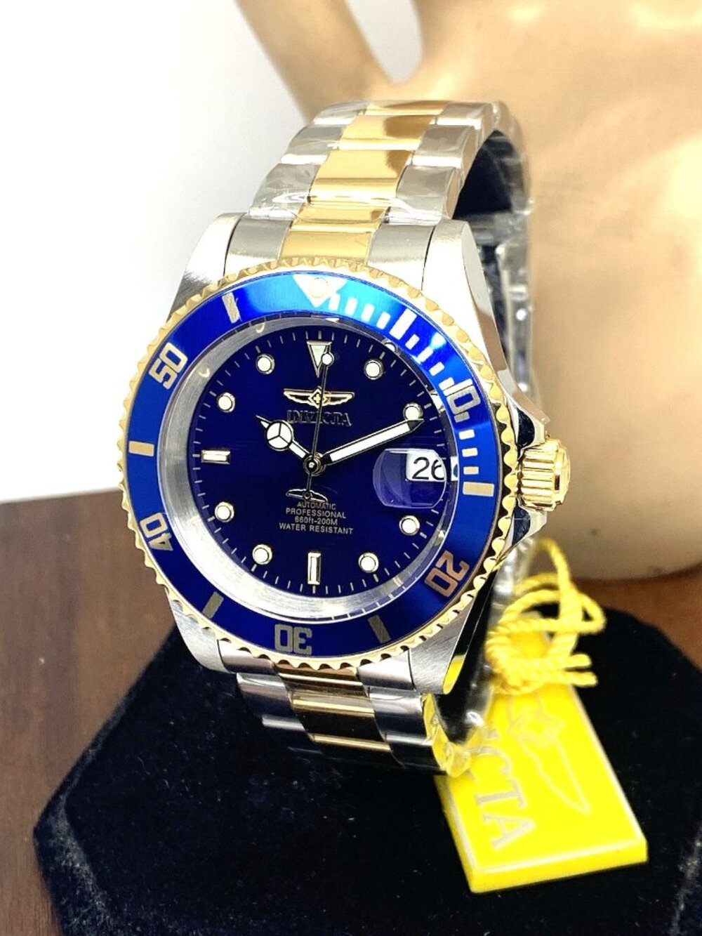 Invicta Men's Watch 8928OB Pro Diver Automatic Blue Dial Two Tone Steel 40mm